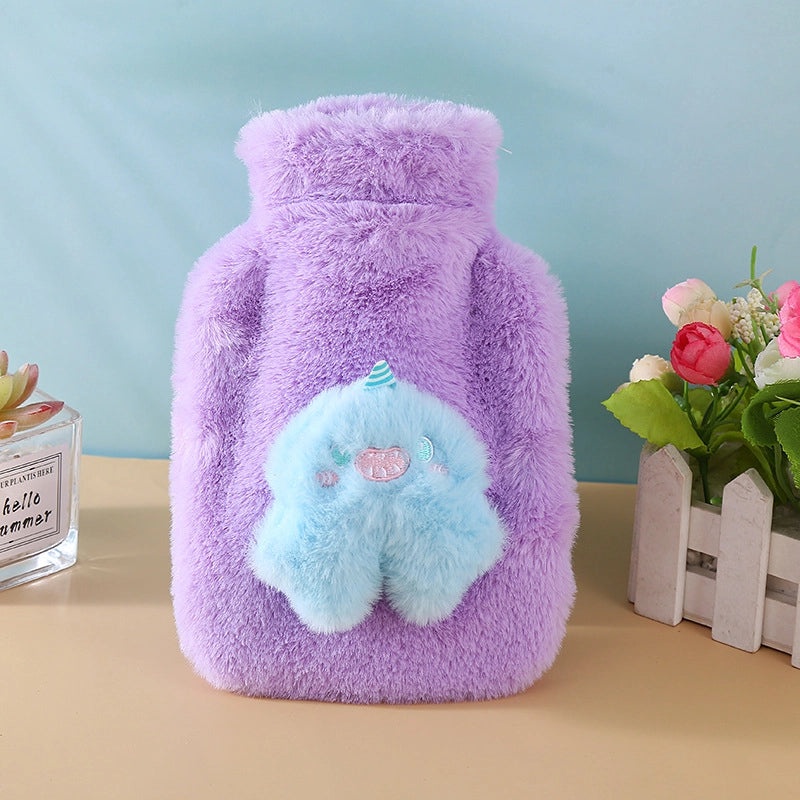 Adorable Cartoon PVC Hot Water Bottle for Fans & Heating | Home & Living Accessories