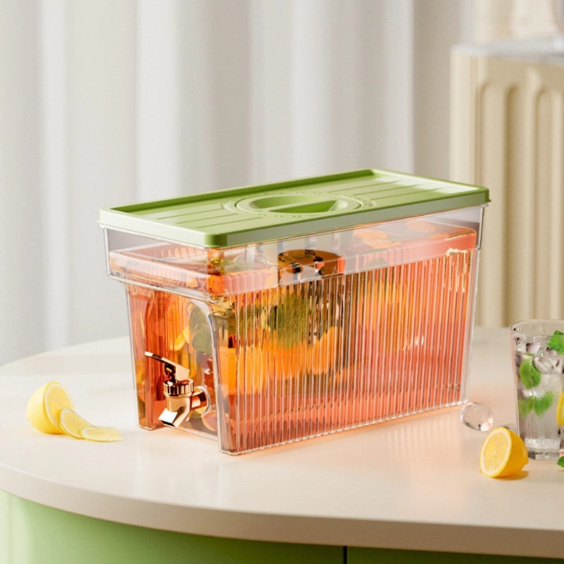 Lightweight Air-Cooled Fruit Juice Dispenser with Tap for Home Refrigerator | Drinkware & Beverage Dispensers