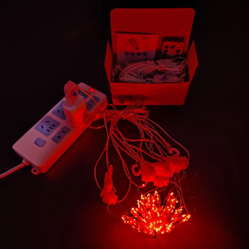 USB LED Copper Wire String Lights with Leather Cord 3x3 Curtain Lamp Remote Control Hook | Home & Garden Lighting
