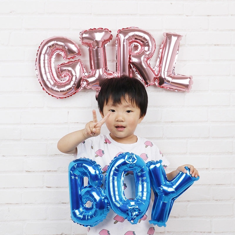 Modern Cute Birthday Letter Balloons Aluminum Foil Decoration|Party Supplies Balloons