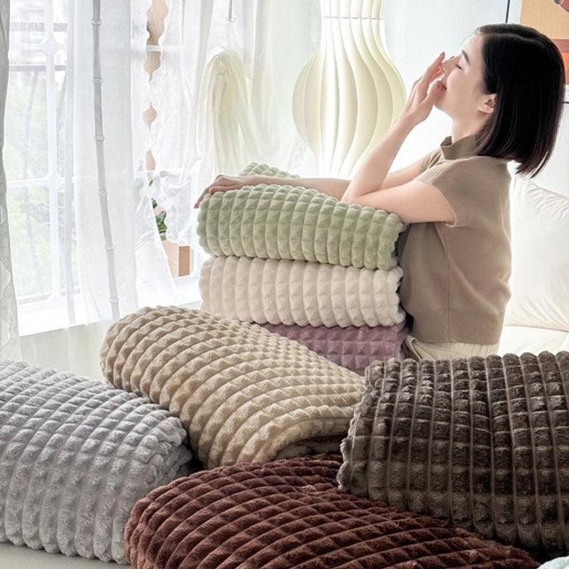 Elegant Solid Color Polyester Blanket Wall Art for Home Decor|Home Decor & Wall Art