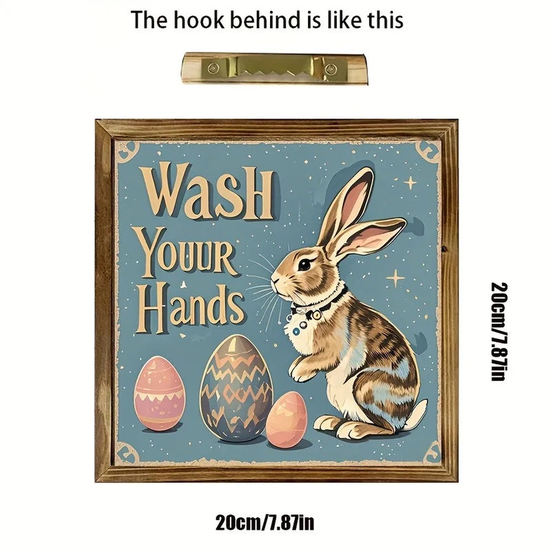 St. Patrick's Day and Easter Wooden Shamrock Rabbit Letter Home Decoration Party Supplies 1 Piece|Holiday Decorations