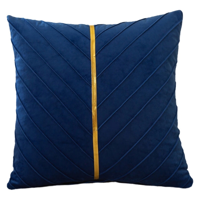 Flannel Pillowcase for Home Sofa Solid Color Stitching Cushion Cover|Home Decor Pillows