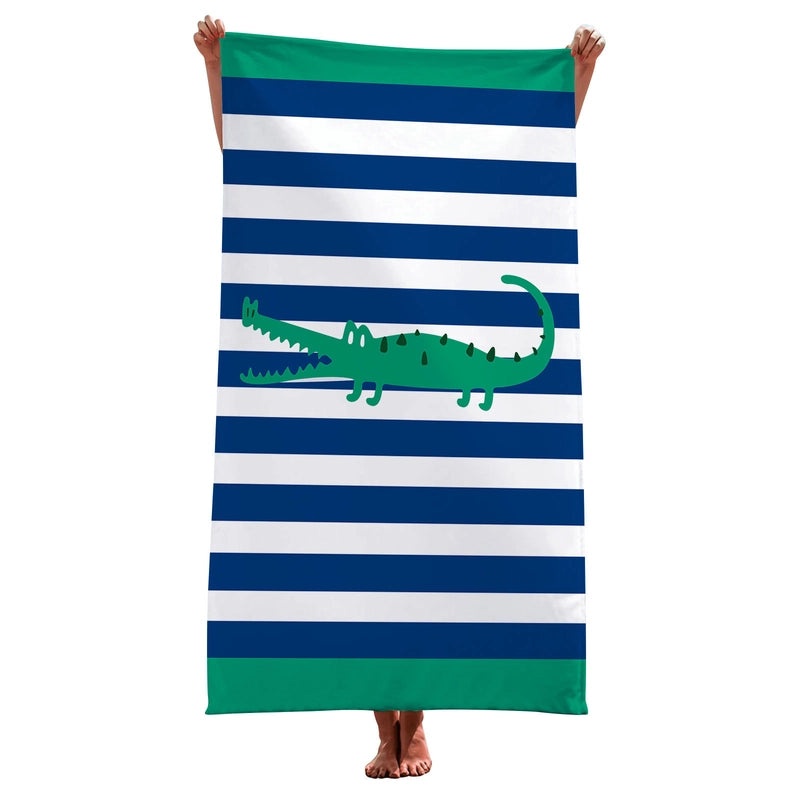 Cute Dinosaur and Dolphin Beach Towel | Beach Towels & Accessories