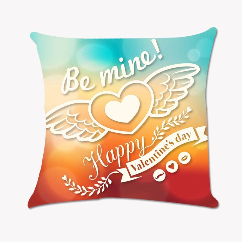 Valentine's Day Minimalist Letter Pillowcases for Couch and Sofa Super Soft Decorative Covers|Home Decor Cushions