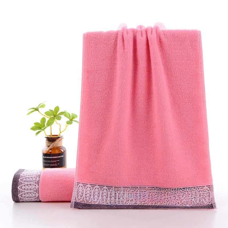 Gaoyang Cotton Absorbent Face Towel Embroidered Polyester Cotton Soft Washcloth Independent Packaging|Home & Living - Bath Towels