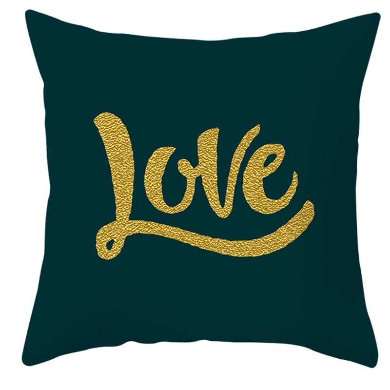 Minimalist Letter Polyester Pillow Covers for Couch and Sofa Decor|Home Decor Pillows