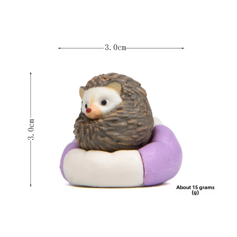 Miniature Sitting Hedgehog Sofa Doll DIY Home Garden Decor | Home & Garden Miniatures
