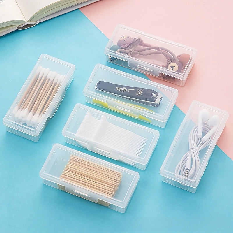 Portable Travel Storage Box for Medicine Cotton Swabs Earrings Necklace Hairpin | Jewelry & Storage Accessories