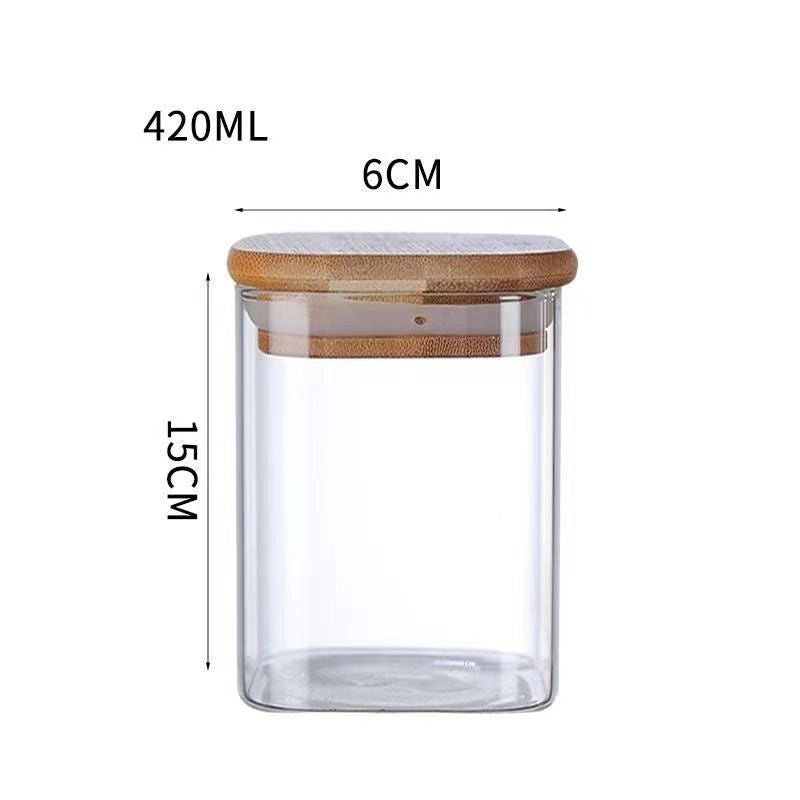 Simple Modern Glass Storage Box for Home Organization|Home Storage & Organization