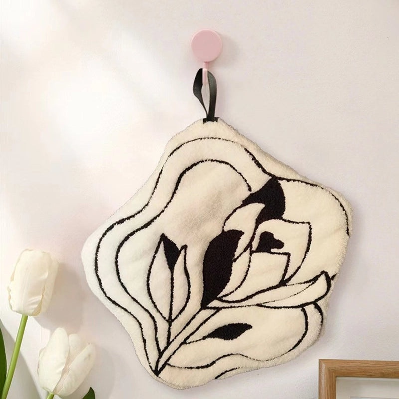 Minimalist Classic Letter Printed Polyester Towels | Home & Living Textiles