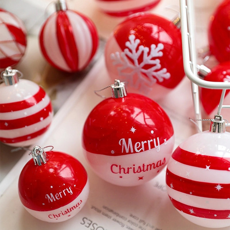 Christmas Luxury Plastic Ball Ornaments for Outdoor Party Hanging Decorations|Outdoor Decorations