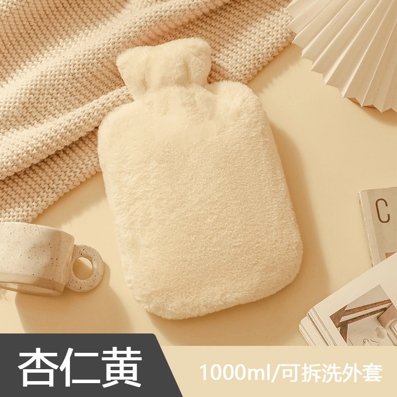 Cartoon Plush Hot Water Bag for Women, Thickened Explosion-proof Hand Warmer and Belly Hot Compress|Home & Living