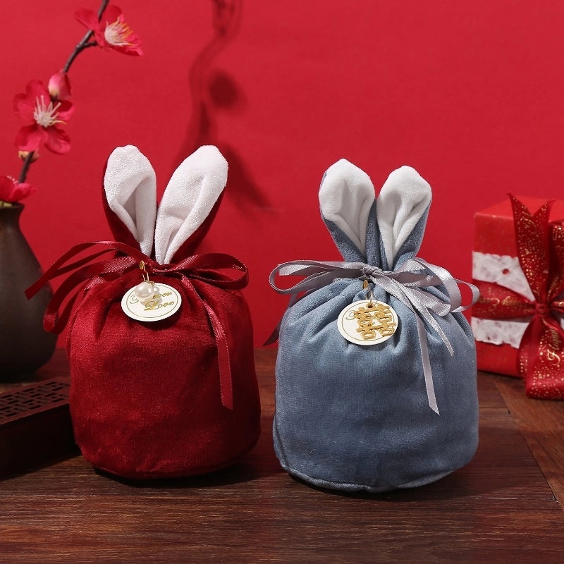 Cozy Solid Color Flannel Gift Bags for Everyday Use|Gift Bags & Wrapping Supplies