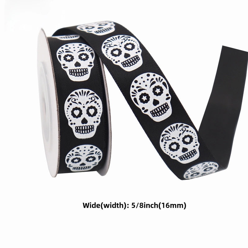 All Saints Halloween Ribbon Set for DIY Bow Decoration and Gift Packaging|Craft Supplies & Ribbon