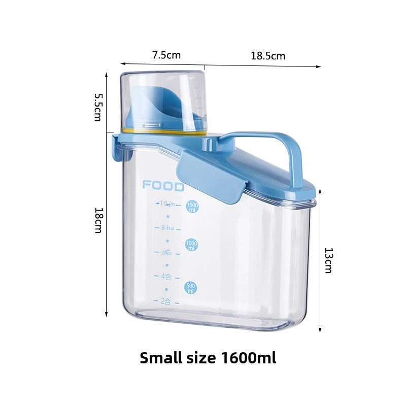 Pet Food Storage Container Airtight Cat & Dog Food Barrel Moisture-Proof Grain Storage Box | Pet Supplies Storage
