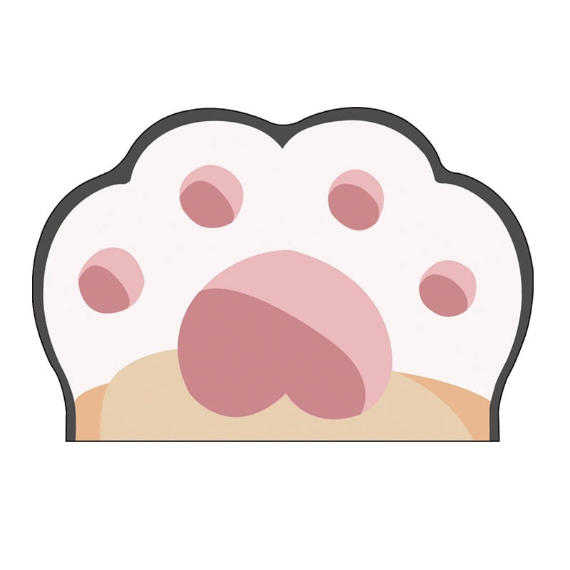 Absorbent Diatom Mud Bathroom Mat Non-slip Soft Floor Mat Toilet Door Rug Cute Cat Claw Design|Home & Living Bath Rugs