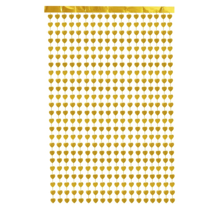 Minimalist Heart Shape Christmas Door Curtain for Indoor Outdoor Parties|Home Decor Curtains