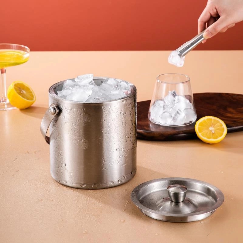 304 Stainless Steel Ice Bucket for Bar & Home Use | Kitchen & Dining Accessories