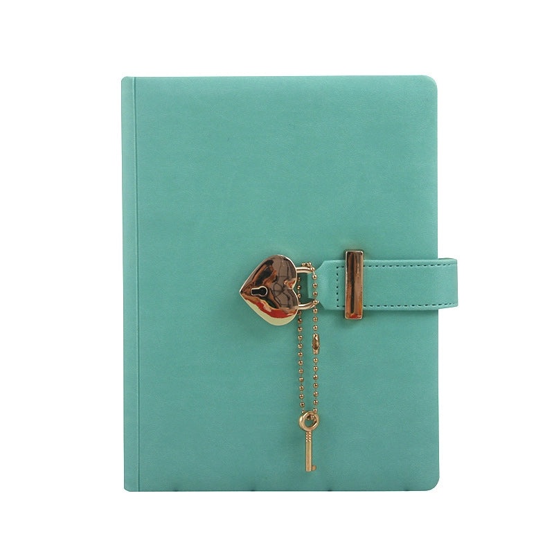 Heart-Shaped Lock Diary Notebook with Password Protection for Students and Office Use | Stationery/Notebooks/Journals