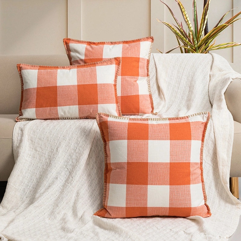 Elegant Minimalist Lattice Chenille Pillow Covers|Home Decor Pillows