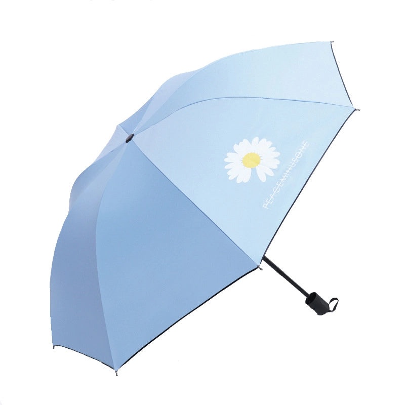 Fruit Print Folding Umbrella for Women | Sunny and Rainy Use | UV Protection and Sunshade | Lightweight and Portable | Fashion Accessories