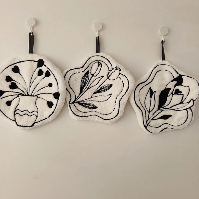 Minimalist Classic Letter Printed Polyester Towels | Home & Living Textiles