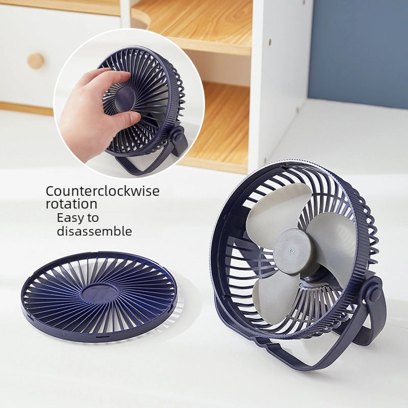Portable USB Mini Electric Fan | Silent Brushless Turbo Desktop & Wall-mounted Three-in-One Small Fan | Home & Office Fans