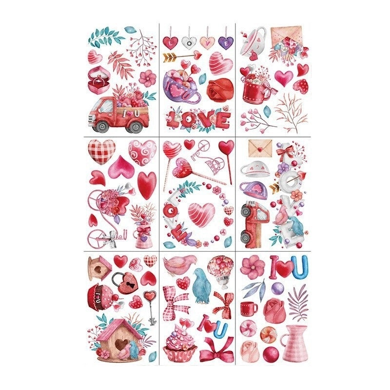 Valentine's Day Heart Shaped PVC Wall Decor for Casual Home|Home Decor