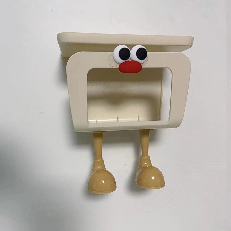 Minimalist Cartoon Style Solid Color ABS Tissue Box Holder|Home Decor & Accessories