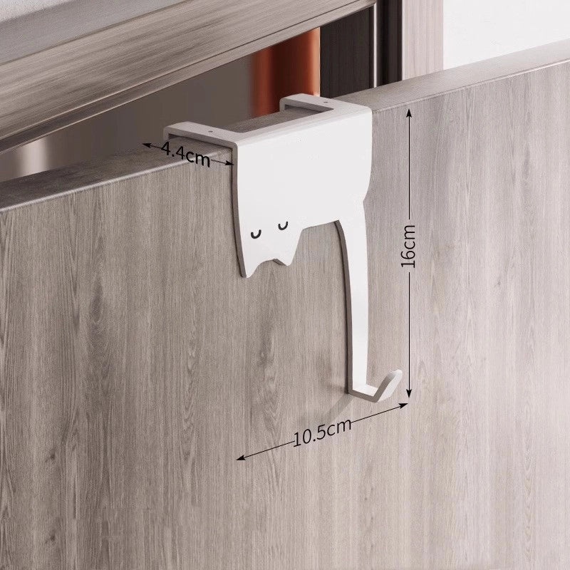 Minimalist Cat Shape Iron Wall Hooks for Home Decor|Home Organization & Storage Accessories