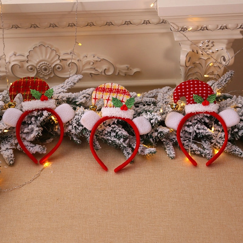 Festive Christmas Hat Hair Band Cute Classic Style for Party and Festival|Accessories & Hair Accessories