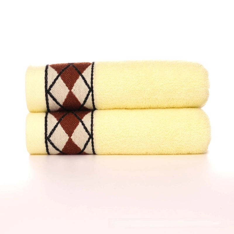 Pure Cotton Embroidered Face Towel for Adults | Home & Living