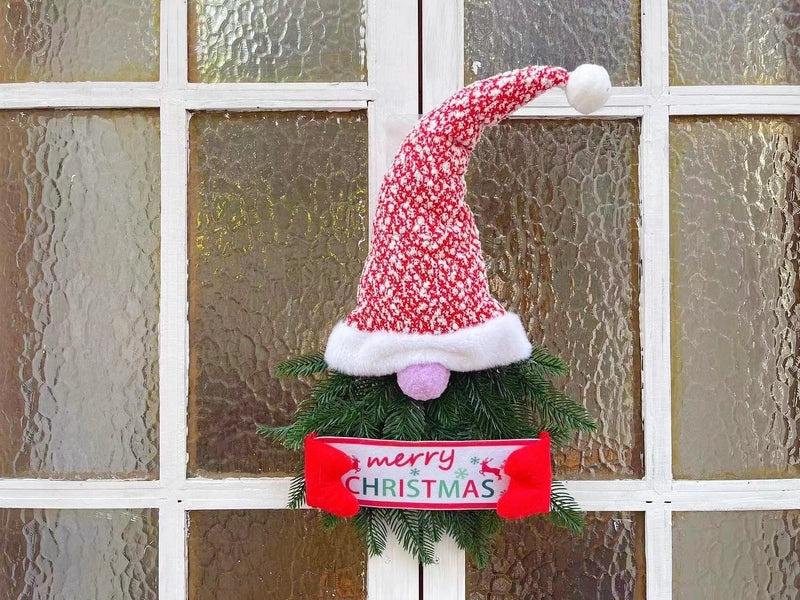 Christmas Elf Door Hanging Garland Faceless Doll Holiday Decoration with Hat|Christmas Decorations