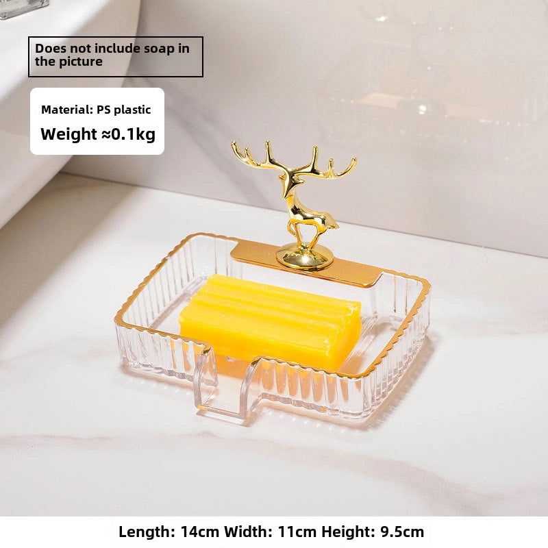 European Ceramic Soap Dish with Drainage | Bathroom Accessories