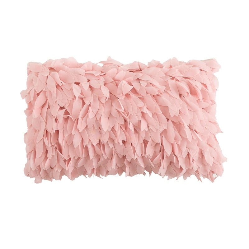 Heart-Shaped Solid Color Flower Pillow Covers for Couch and Sofa Decor | Home Decor & Cushion Covers