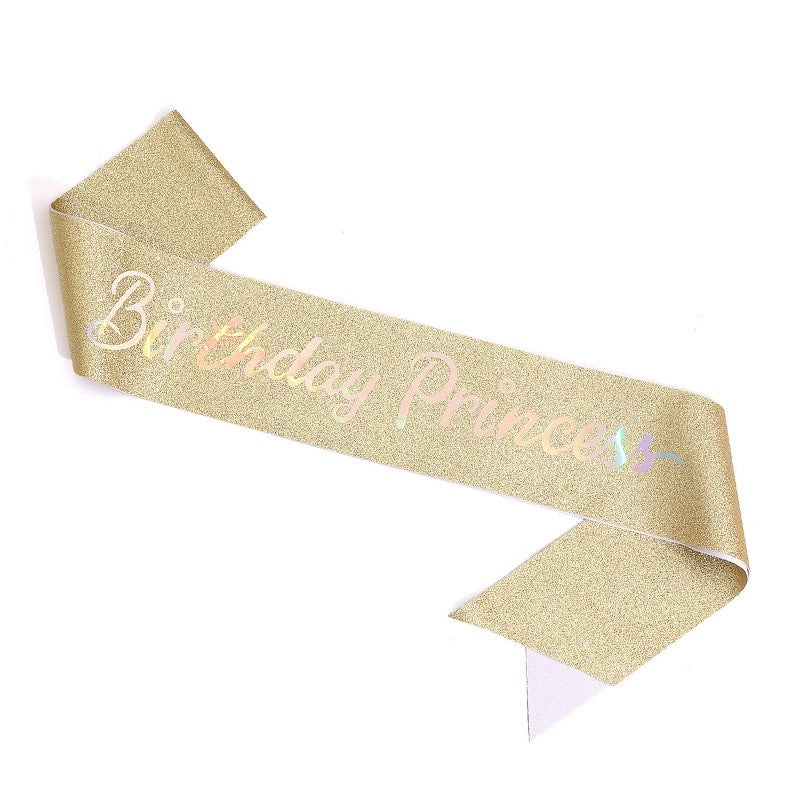 Sweet Birthday Letter Banner Cloth Metal Party Decorations|Party Supplies