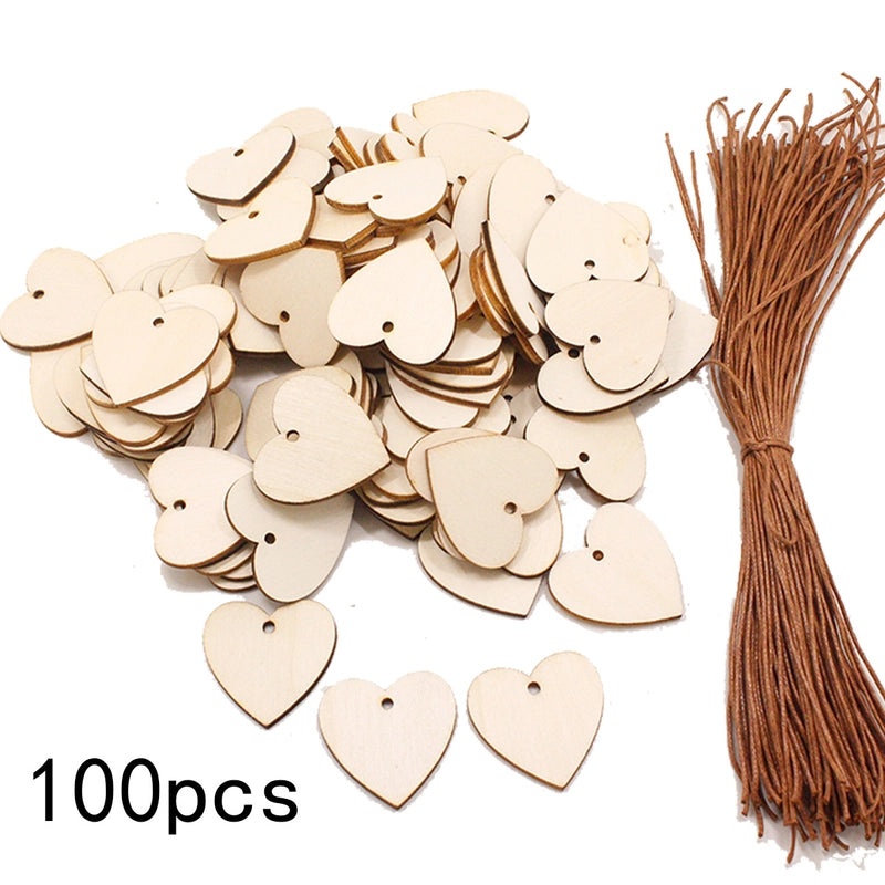 Handmade Wooden Love Pendant DIY Craft Small Gift Christmas Home Decoration | Home Decor & Gifts