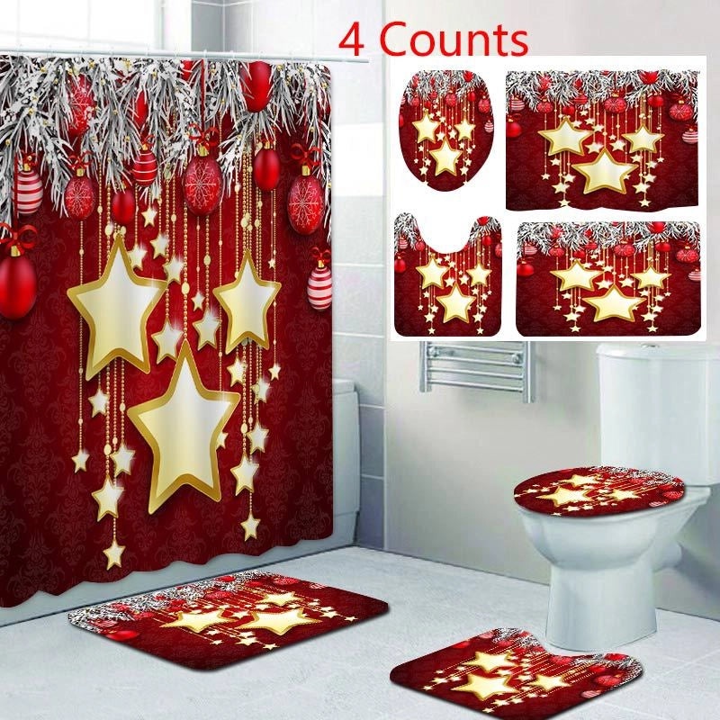 Christmas Santa Claus Star Letter Party Decor Modern Classic Style Polyester Accessories|Holiday Party Supplies