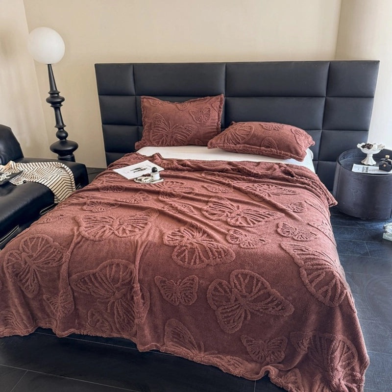 Cozy Soft Solid Color Polyester Throw Blanket|Home & Living Textiles