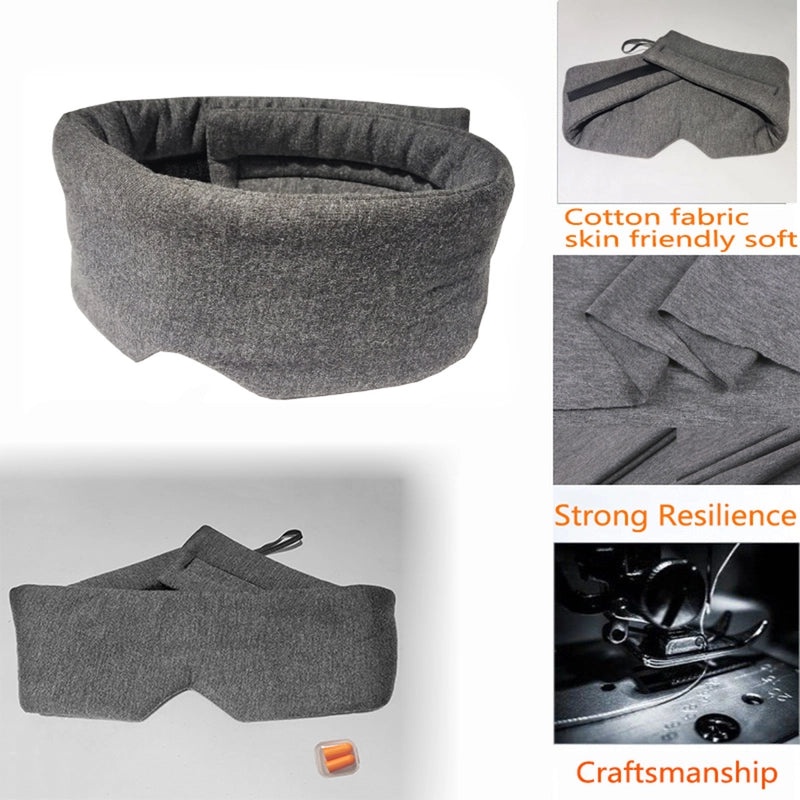 Simple Solid Color Cotton Sleep Mask | Eye Masks & Sleep Accessories
