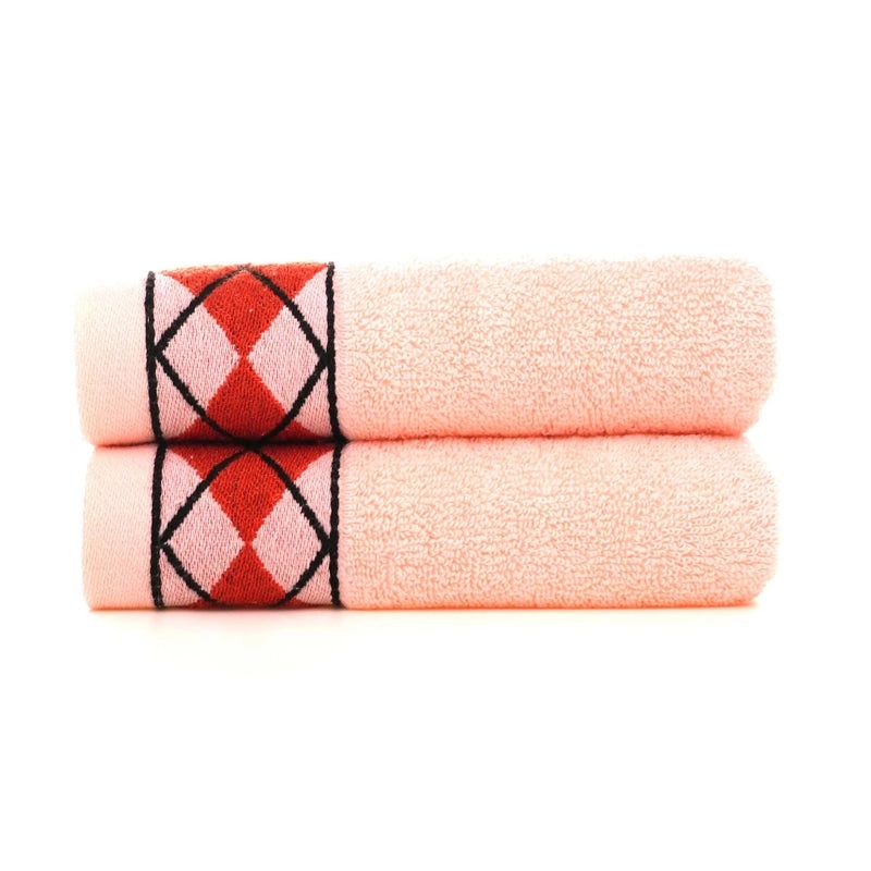 Pure Cotton Embroidered Face Towel for Adults | Home & Living