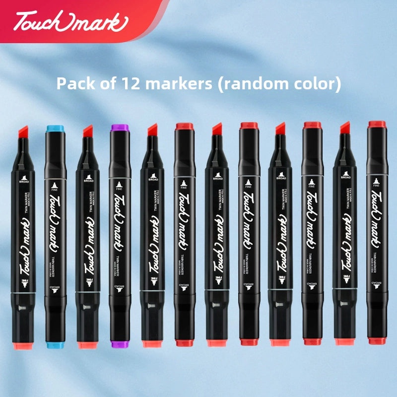 48 Colors Double Tip Alcohol Markers Set for Art Students | Art Supplies