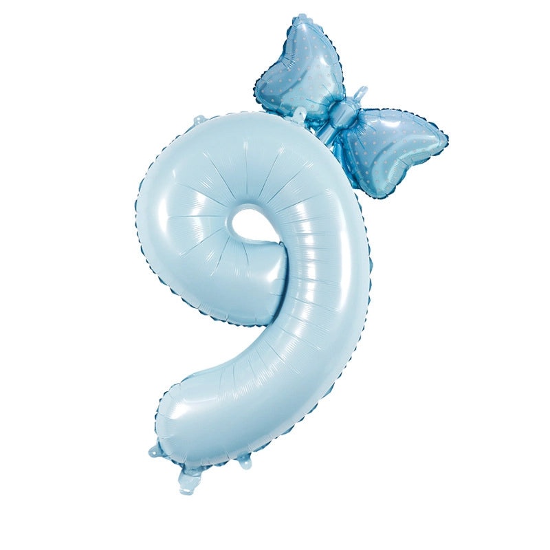 Modern Number Birthday Balloons Aluminum Foil Classic Basic Style | Party Decorations Balloons