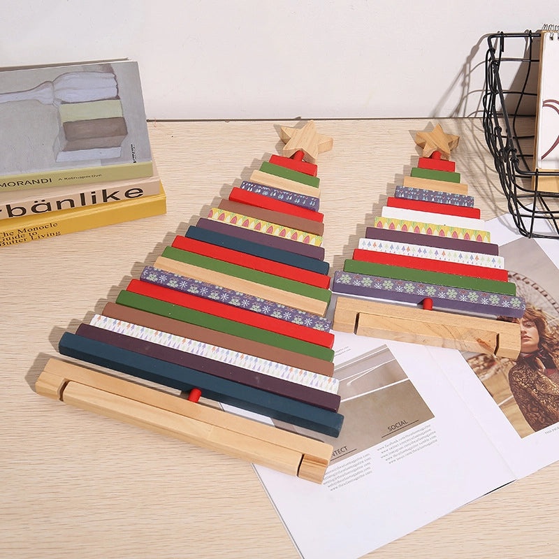 Minimalist Wooden Christmas Tree Plant Decor for Daily Use|Home Decor