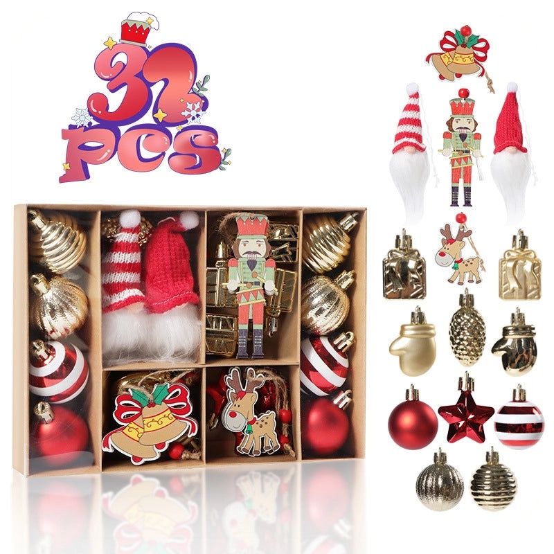 Christmas Cartoon Pastoral Minimalist Soldier Star Hanging Ornaments for Indoor Party Festival|Home Decor & Seasonal Ornaments