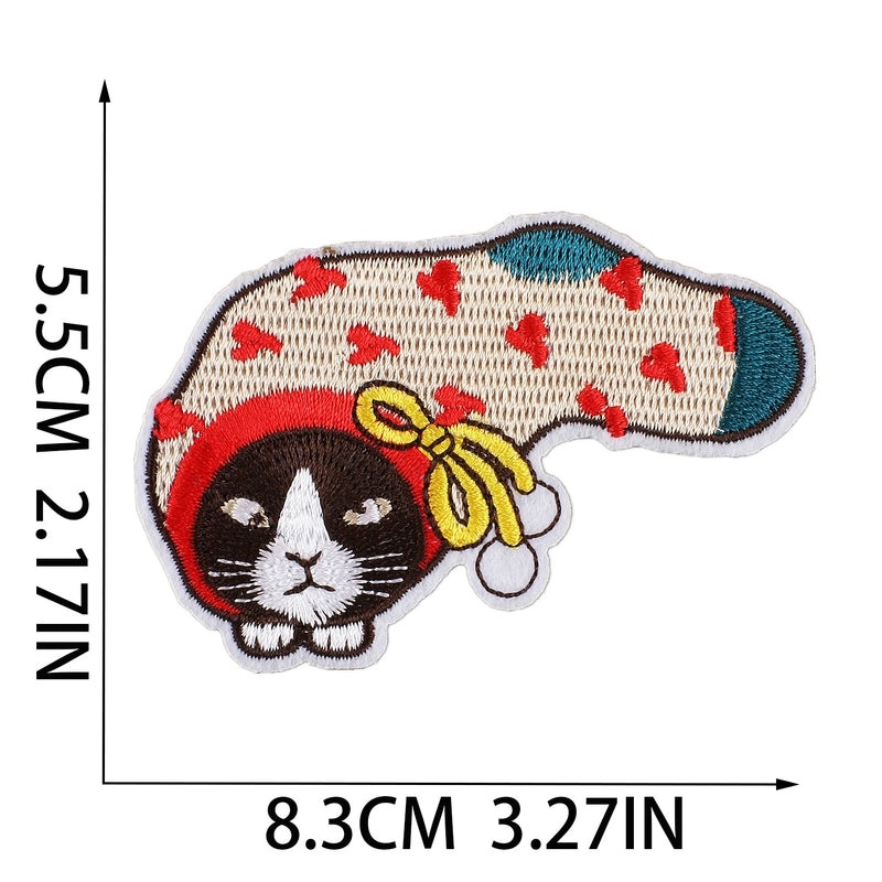 Christmas Cartoon Santa Claus Snowflake Embroidered Patch for Clothing Accessories|Clothing Accessories