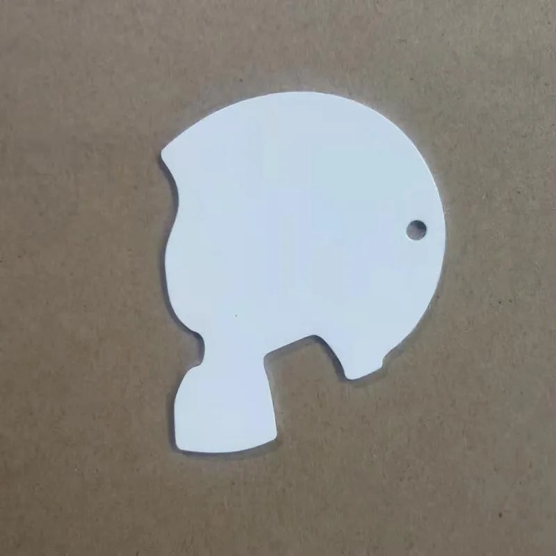 0.8mm Double-Sided Sublimation Christmas Pendant Blank for DIY Thermal Transfer | Jewelry & Accessories