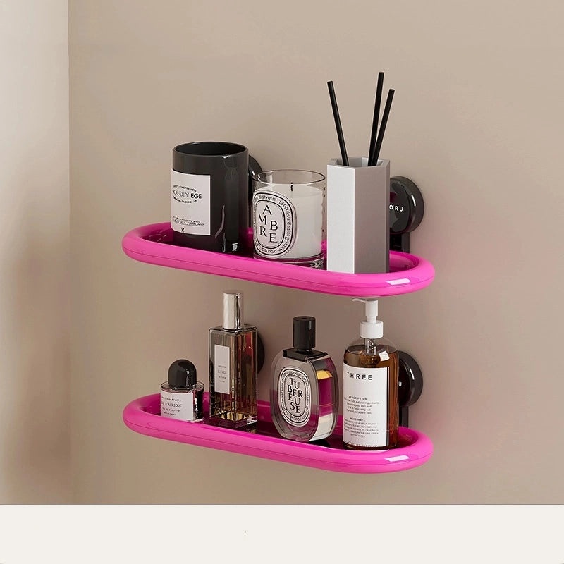 Minimalist Solid Color ABS Bathroom Rack|Bathroom Accessories