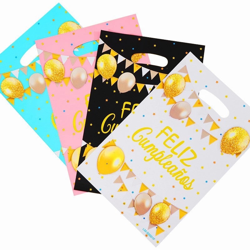 Modern Birthday Letter PET Party Gift Bags Wrapping Supplies|Party Supplies